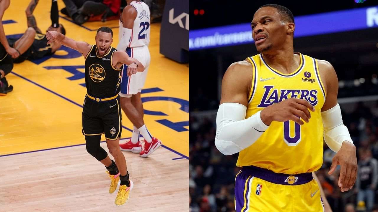 Russell Westbrook Has More Career Points, Rebounds, Assists, Steals, And  Blocks Than Stephen Curry, NBA Fan Awkwardly Tried To Explain Why Russ Is  Better Than Steph - Fadeaway World