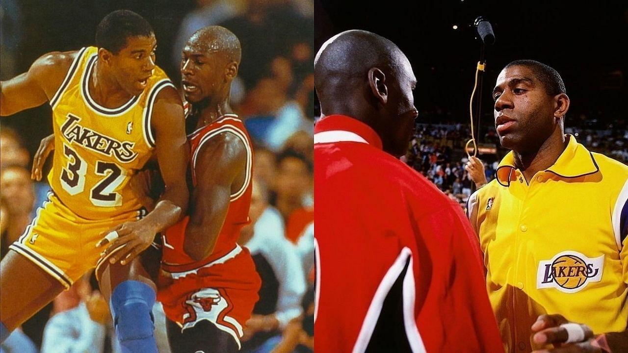 "Michael Jordan, I'm not your friend till after the game is over": Magic Johnson reveals the strategy behind the Bulls legend killing his opponents on the court