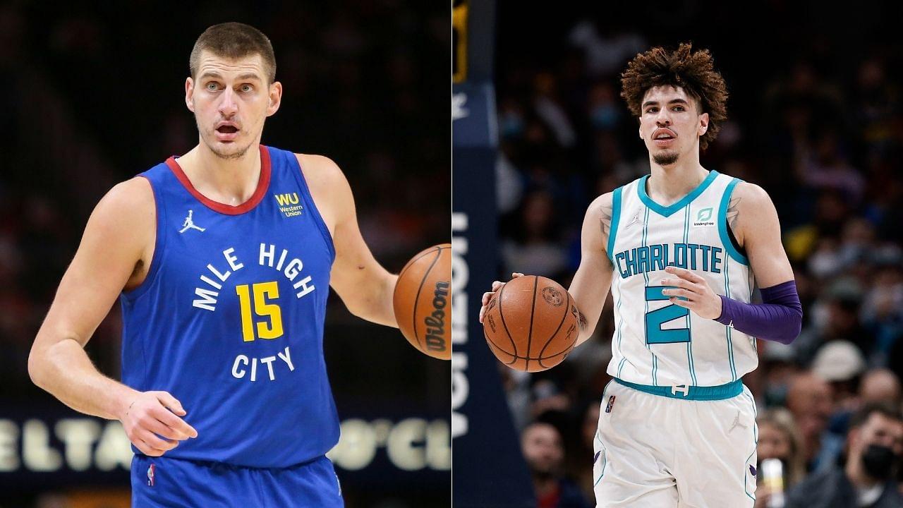 "LaMelo Ball and Nikola Jokic led their teams in points, rebounds, assists and steals!": NBA fans laud the Hornets and Nuggets stars for their stellar contributions