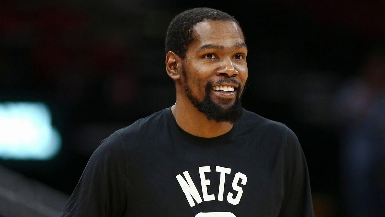 "Kevin Durant is the MVP": Skip Bayless and Kendrick Perkins heap praises of the four-time scoring champion in light of an OT win against the Raptors, despite having 8 of the Nets players in the health and safety protocols 