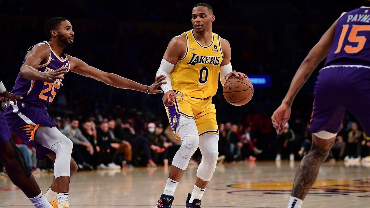 "Russell Westbrook grew up a Lakers fan, but he's not a Laker!": FS1 analyst Skip Bayless mocks the Lakers' star after his abysmal performance against the Suns