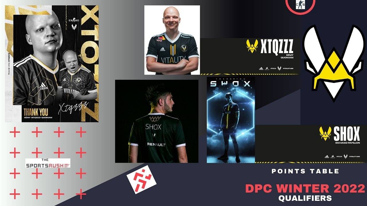 Team Vitality CSGO Roster change XQTZZZ shox departs