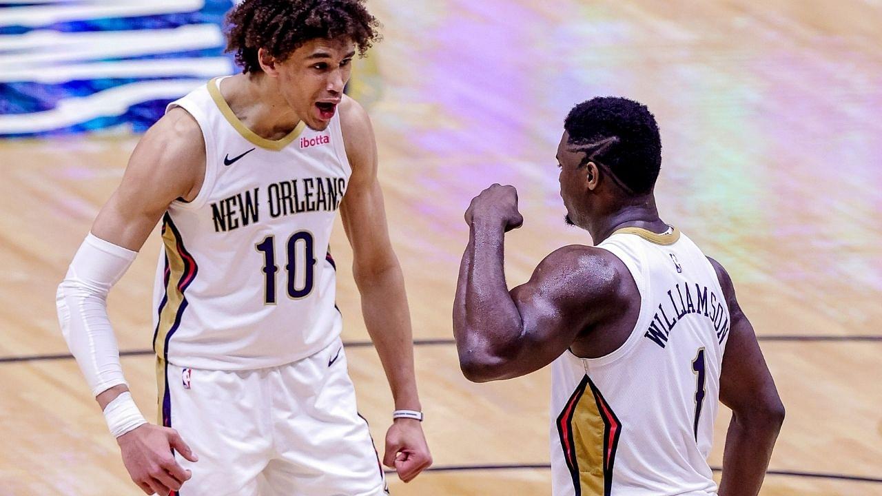 “Zion Williamson, they’re just mad because they’re not in your shoes”: Jaxson Hayes reveals the words he encourages the Pels star with as trolls humiliate him amid weight issues