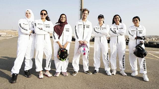 "I was thinking of what I can do": Sebastian Vettel organises women's only karting event in Saudi Arabia to promote equality
