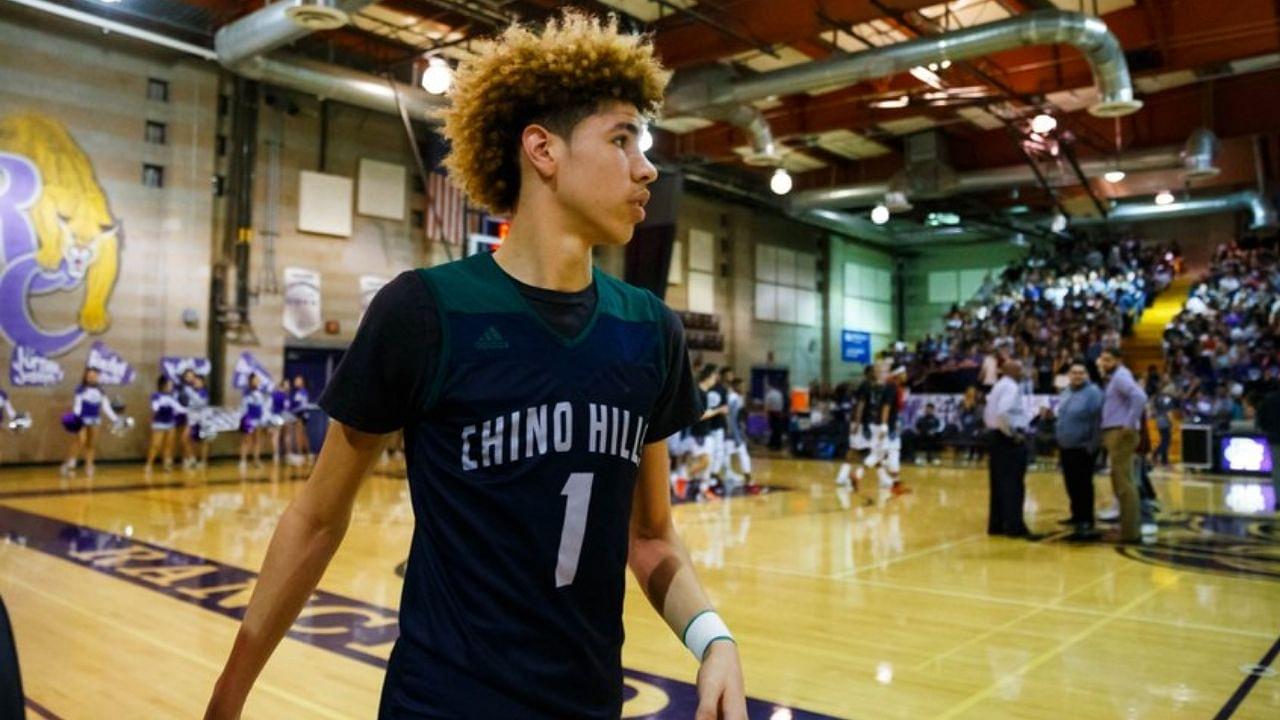 “LaMelo Ball really pointed at the half-court line and knocked down the shot!”: When the Hornets ROY went viral on social media for hitting a half-court shot as a 15-year-old
