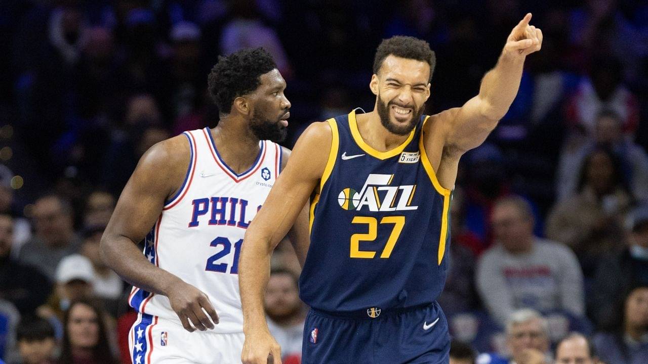 "Rudy Gobert is our defensive anchor... He's won the award thrice for a reason!": Donovan Mitchell backs his star center amidst criticism as the Jazz record a 118-96 win over Joel Embiid and the Sixers