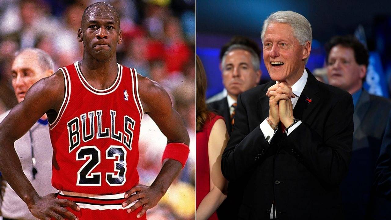 "Michael Jordan challenged Bill Clinton to crack 100": Bulls legend and USA's 42nd President chop it up and trash-talk each other over golfing weekend