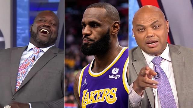 “Shaq, Charles Barkley, and Kenny Smith are the 3 bald head stooges”: LeBron James defends his receding hairline by roasting the NBAonTNT analysts