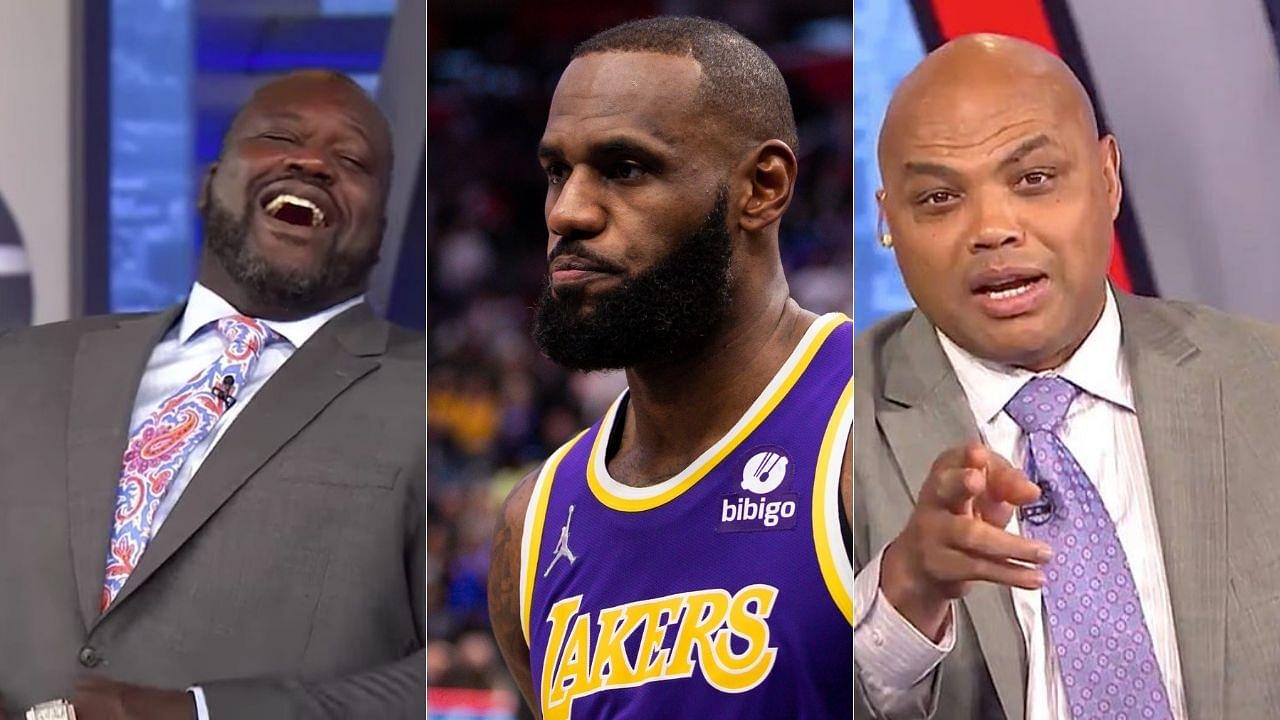 “Shaq, Charles Barkley, and Kenny Smith are the 3 bald head stooges”: LeBron James defends his receding hairline by roasting the NBAonTNT analysts