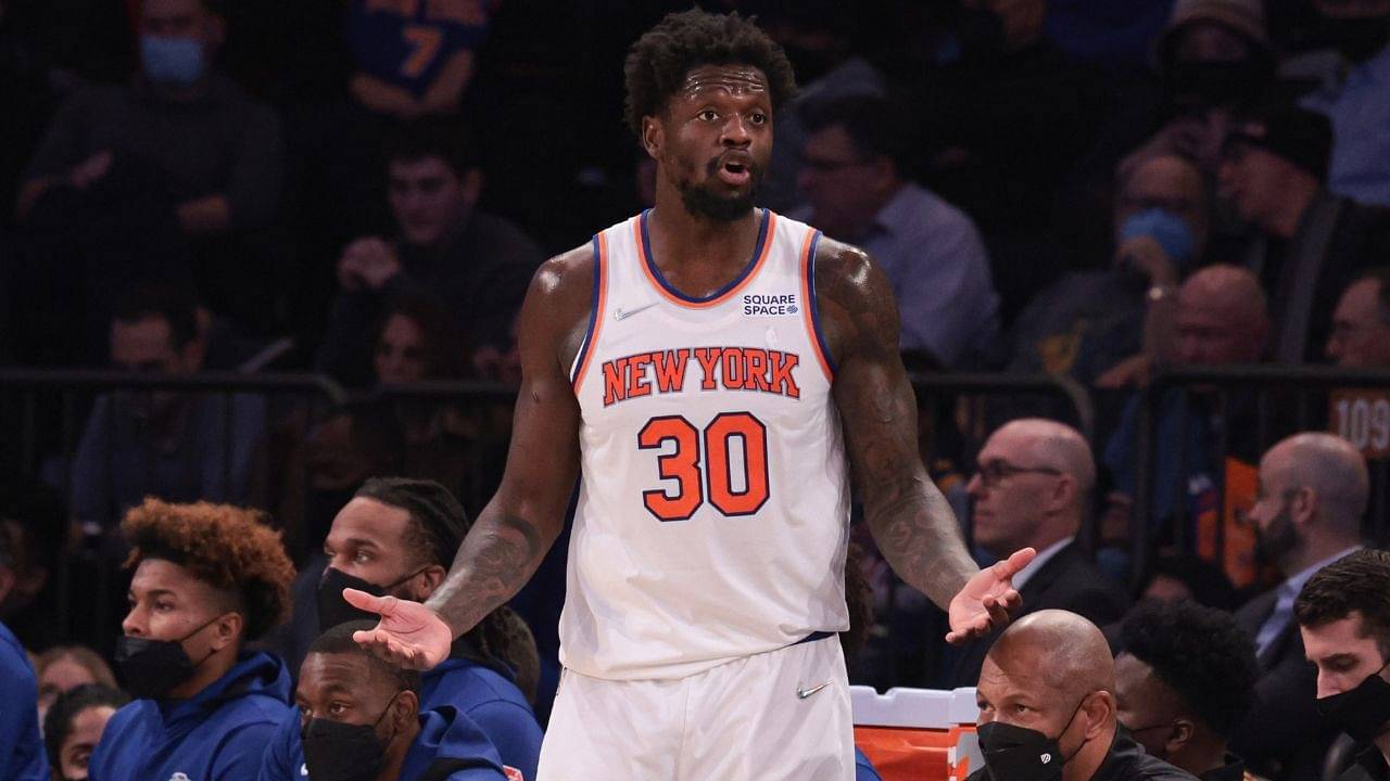 “Who reported that the Knicks want to trade me?!”: Julius Randle gets heated with New York reporters about rumors of being on the trading block
