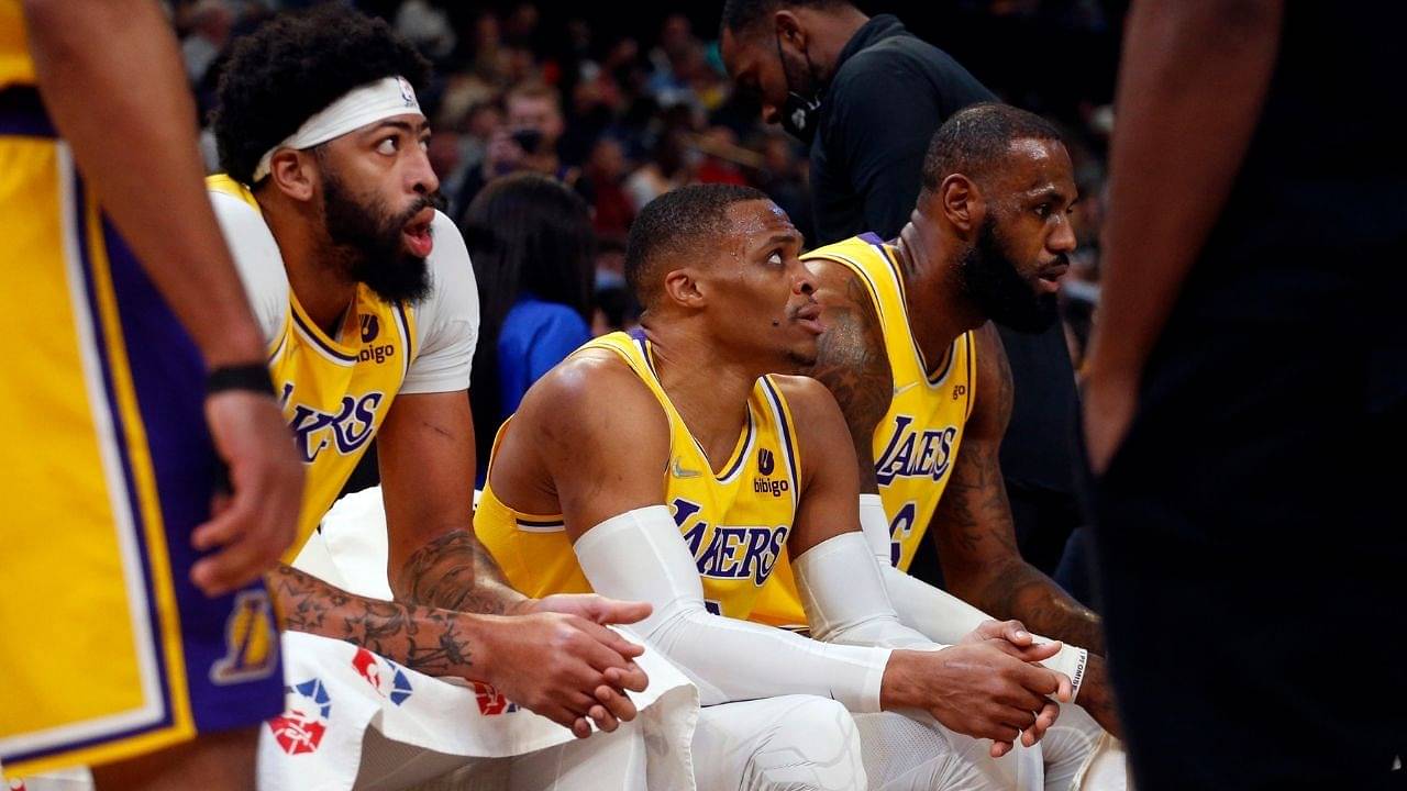 "LeBron James, Anthony Davis, and Russell Westbrook have only played 21 games together!": Lakers' star points out how the team had more starting lineups than wins