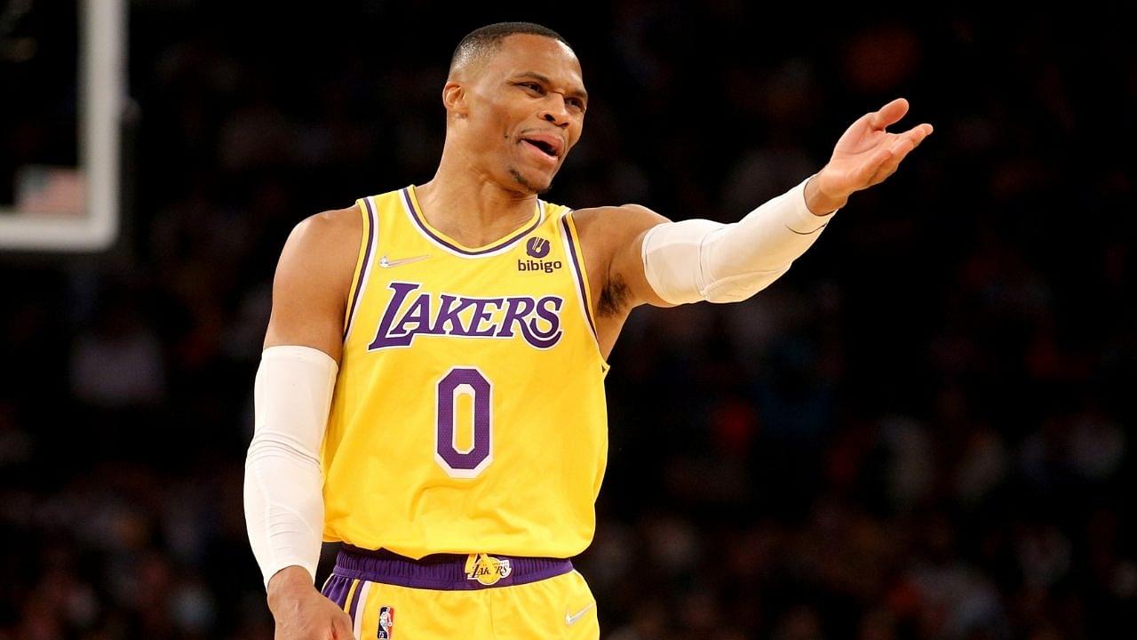 "Los Angeles Lakers held internal discussions on trade scenarios for Russell Westbrook": Trade rumor surfaces as the Lakers trio continues to struggle to find chemistry despite 15-13 start