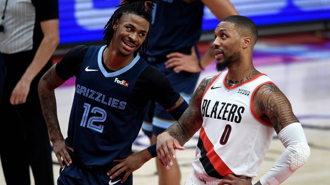 “Ja Morant views himself at the highest level with the top players in the league, just like I did”: Damian Lillard justifies selecting the Grizzlies star as a younger player he sees himself the most in