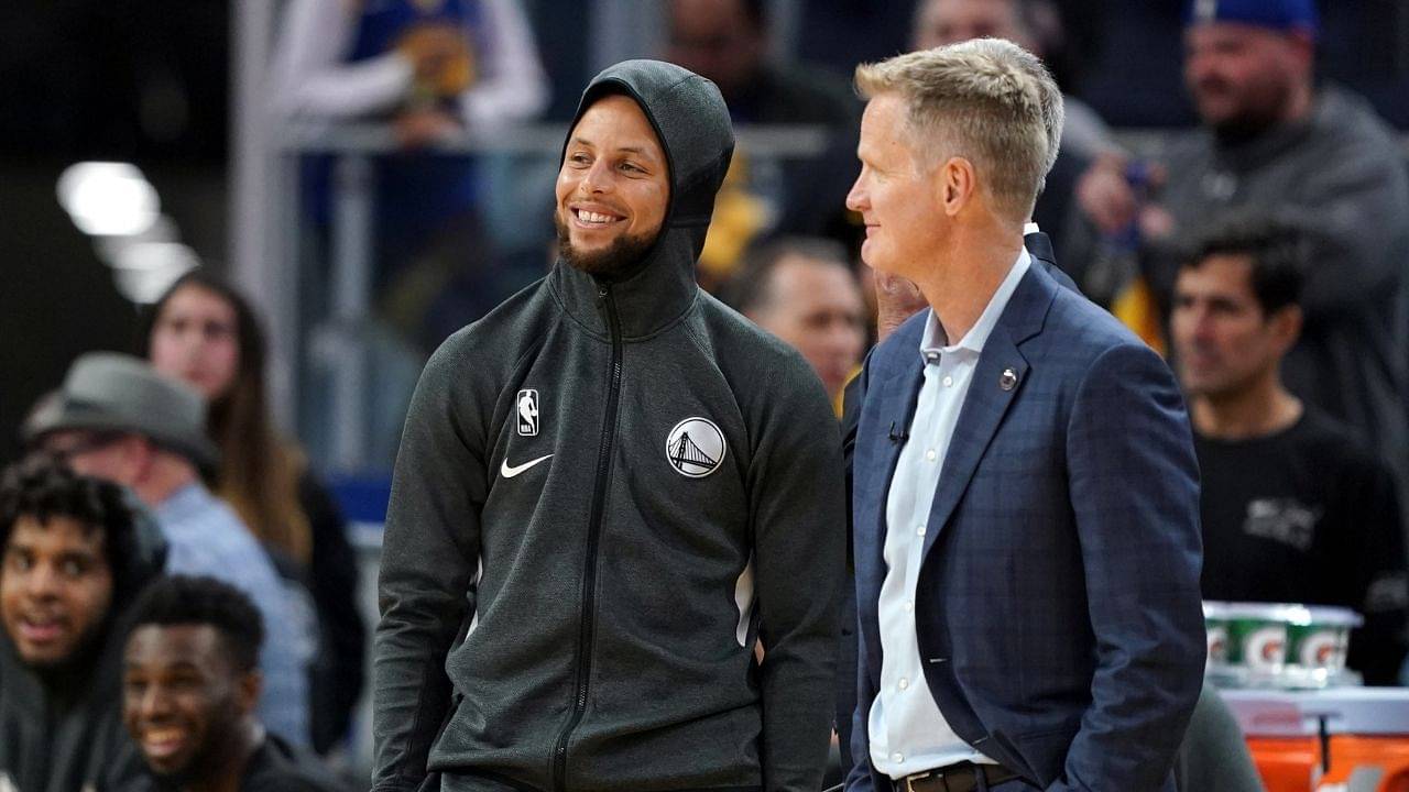 "There's never any ego that gets in the way": Steve Kerr reveals he and Stephen Curry talk about everything and are always willing to collaborate