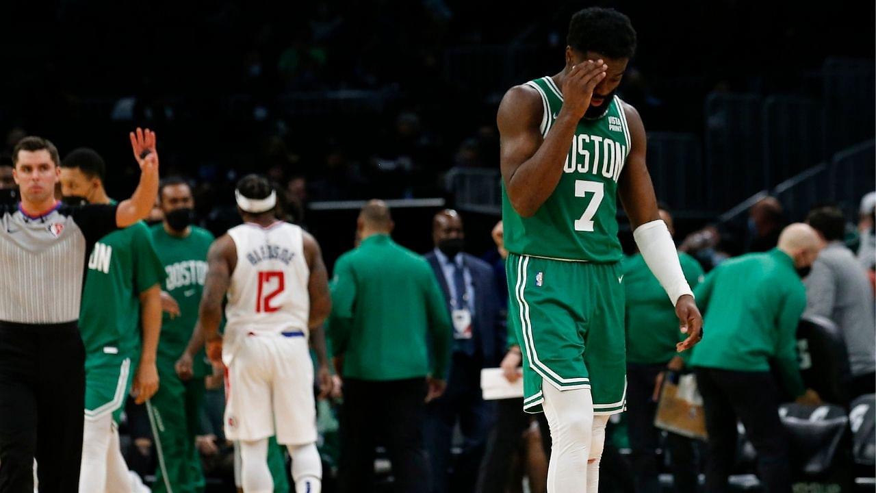 “How did the Boston Celtics shoot 9% from 3-point land?!”: NBA Twitter melts down as Jaylen Brown and co couldn’t throw a rock into the ocean against the Clippers