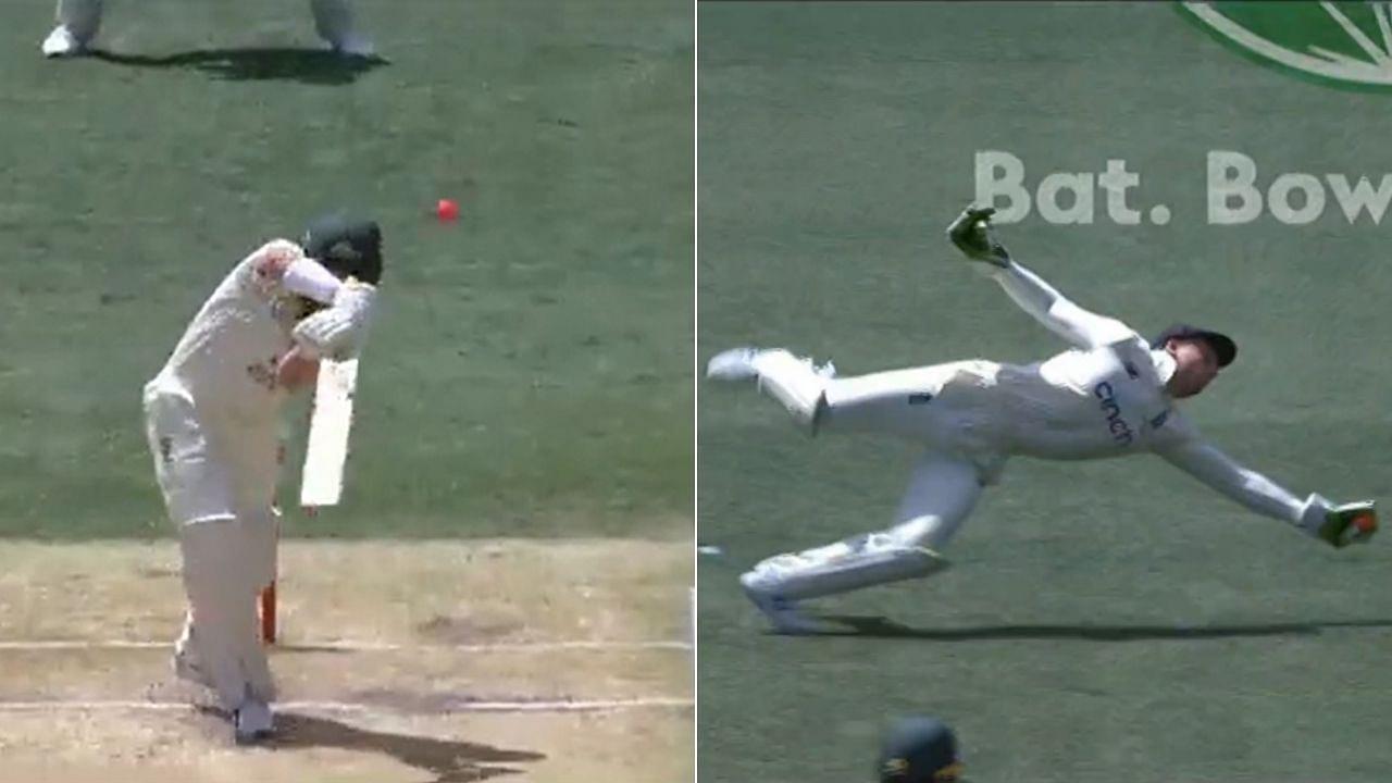 Marcus Harris stats: Broad English cricketer dismisses M Harris as Jos Buttler grabs outstanding catch at Adelaide Oval