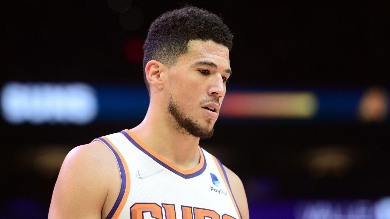 “Devin Booker has truly been a sensational talent his entire career”: NBA Twitter congratulate the Suns' guard for joining LeBron James, Kobe Bryant, and others as the 7th-youngest player to score 10K points
