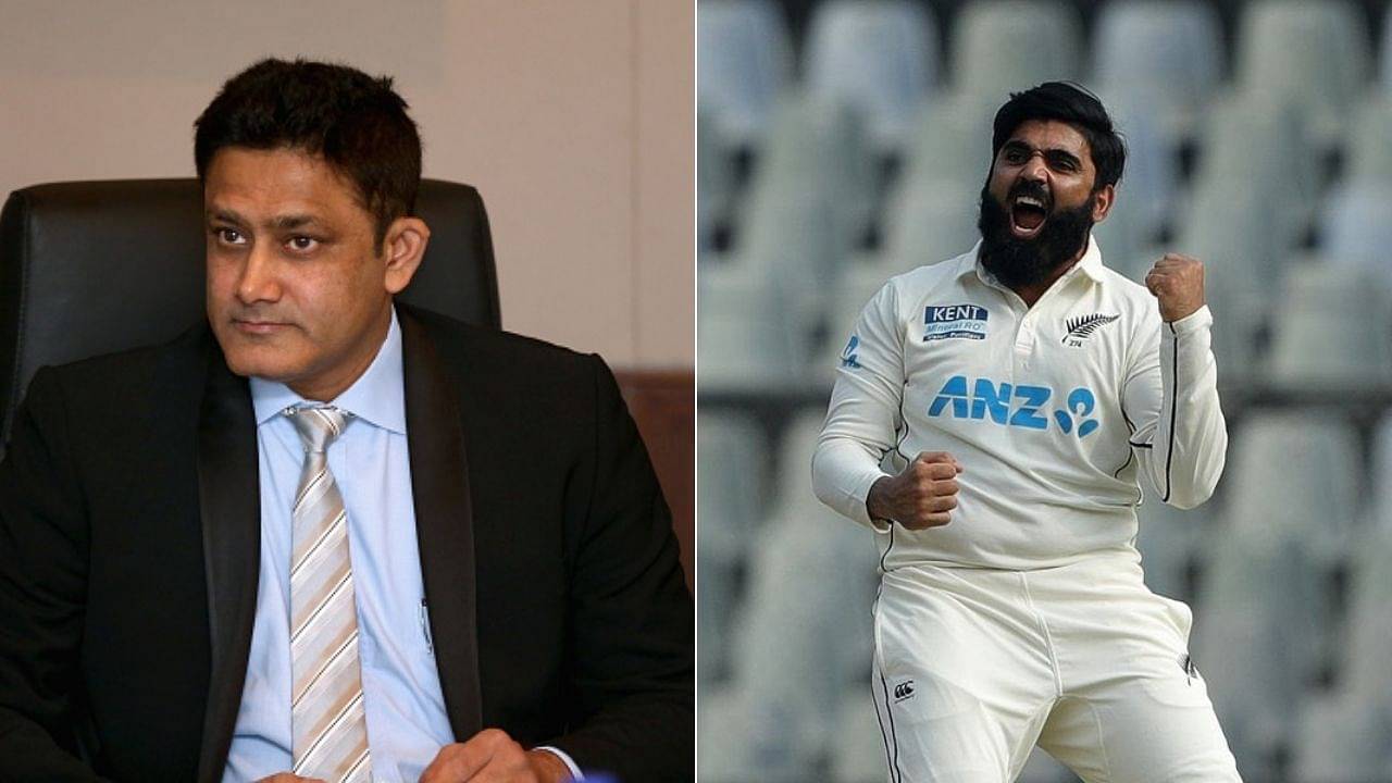 "Welcome to the club": Anil Kumble lauds Ajaz Patel on becoming the third bowler to pick 10 wickets in a Test innings