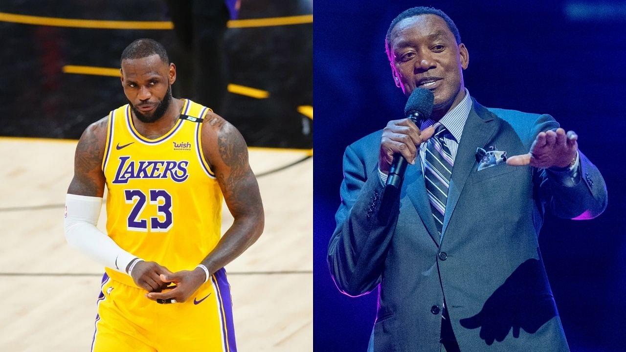 “Where did LeBron James get his basketball IQ from if he didn’t go to college?”: Isiah Thomas is perplexed by the Lakers superstar’s intellect without a HoF level coach like Michael Jordan had