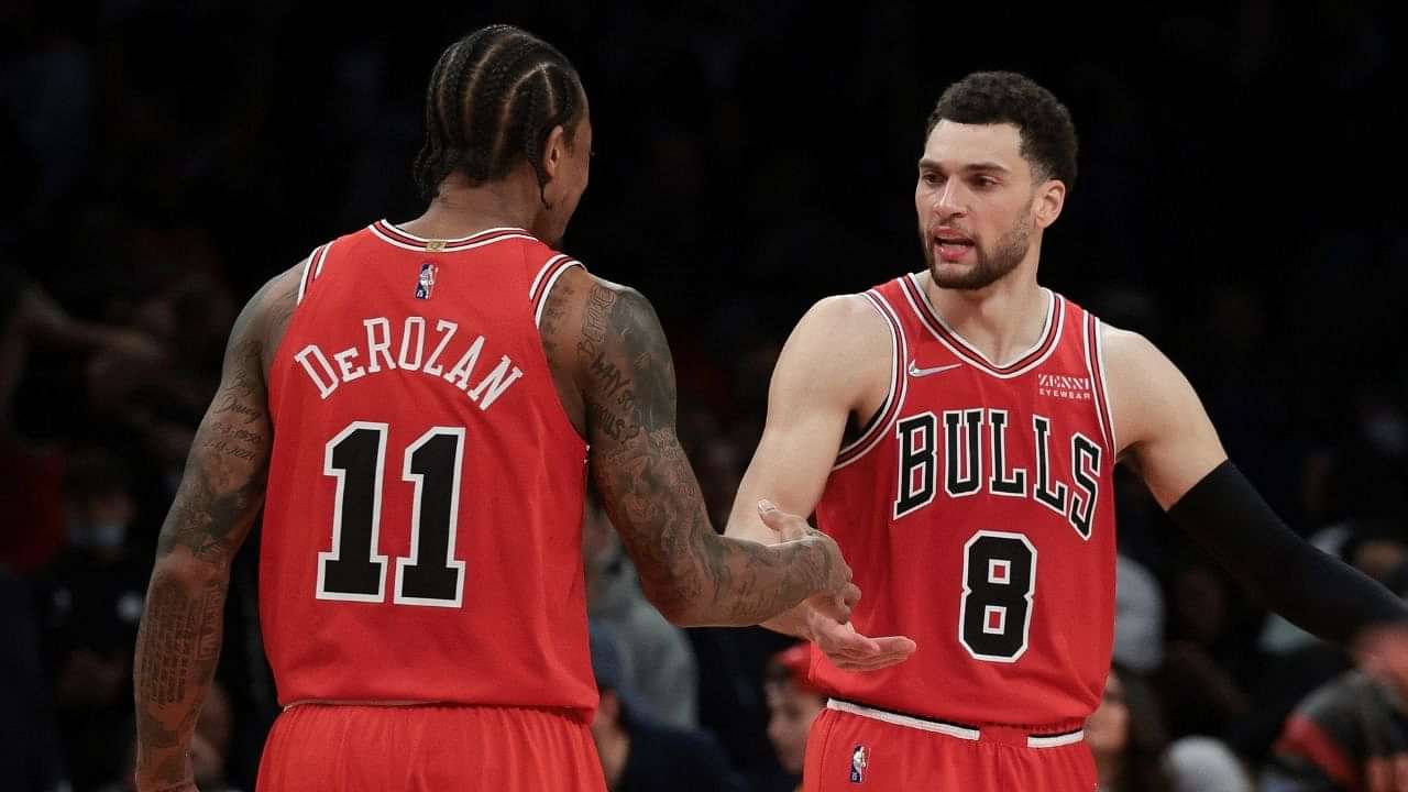 “I thank god we got DeMar DeRozan on our team”: Zach LaVine dishes out huge praises to his fellow Bulls All-Star for his back-to-back unbelievable game-winners