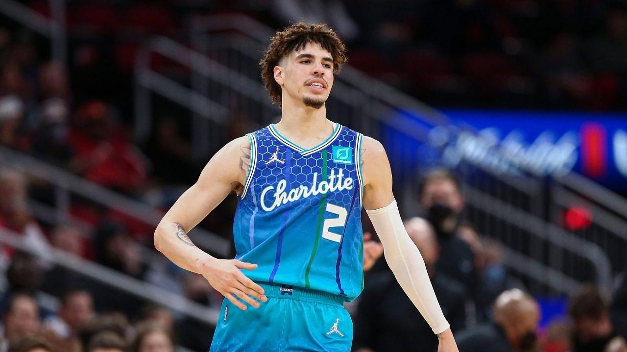 "LaMelo Ball had Jrue Holiday looking like Bambi on Ice!": Hornets star comes up with an incredible highlight against the reigning champion Bucks