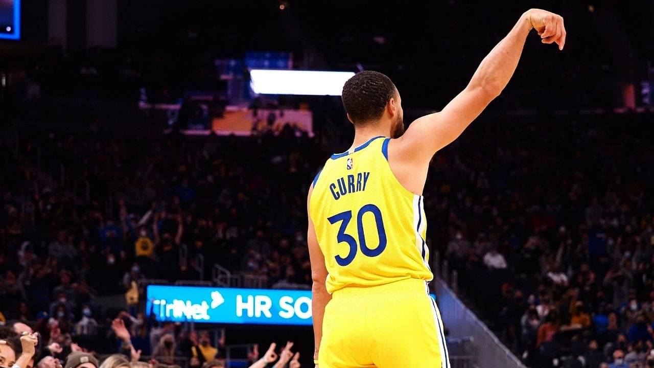 "Stephen Curry is four games away from breaking yet another all-NBA record!": Warriors' superstar currently has 154 consecutive games with a 3-pointer made
