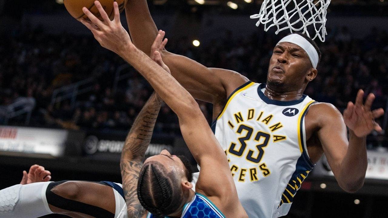 "Myles Turner out here playing Darth Vader!": Pacers star center hypes up fans by pulling off Star Wars cosplay on Star Wars Night at Bankers Life Fieldhouse