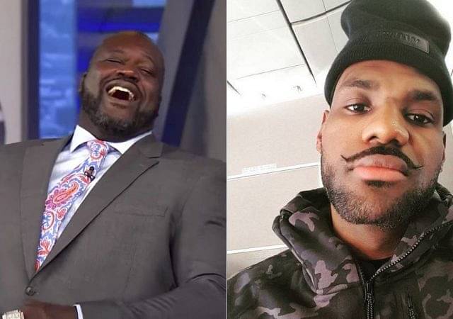 “LeBron James looks like a train conductor with his moustache”: Shaq and Charles Barkley hilariously roasted the 4x champ for his ‘Movember’ facial hair