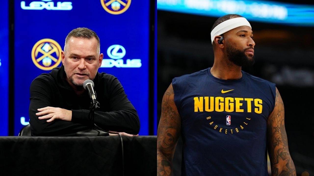 "I'm used to the Michael Malone that's vein popping out the side of his head, freaking out on the sidelines": DeMarcus Cousins on reuniting with his former Kings coach in Denver 