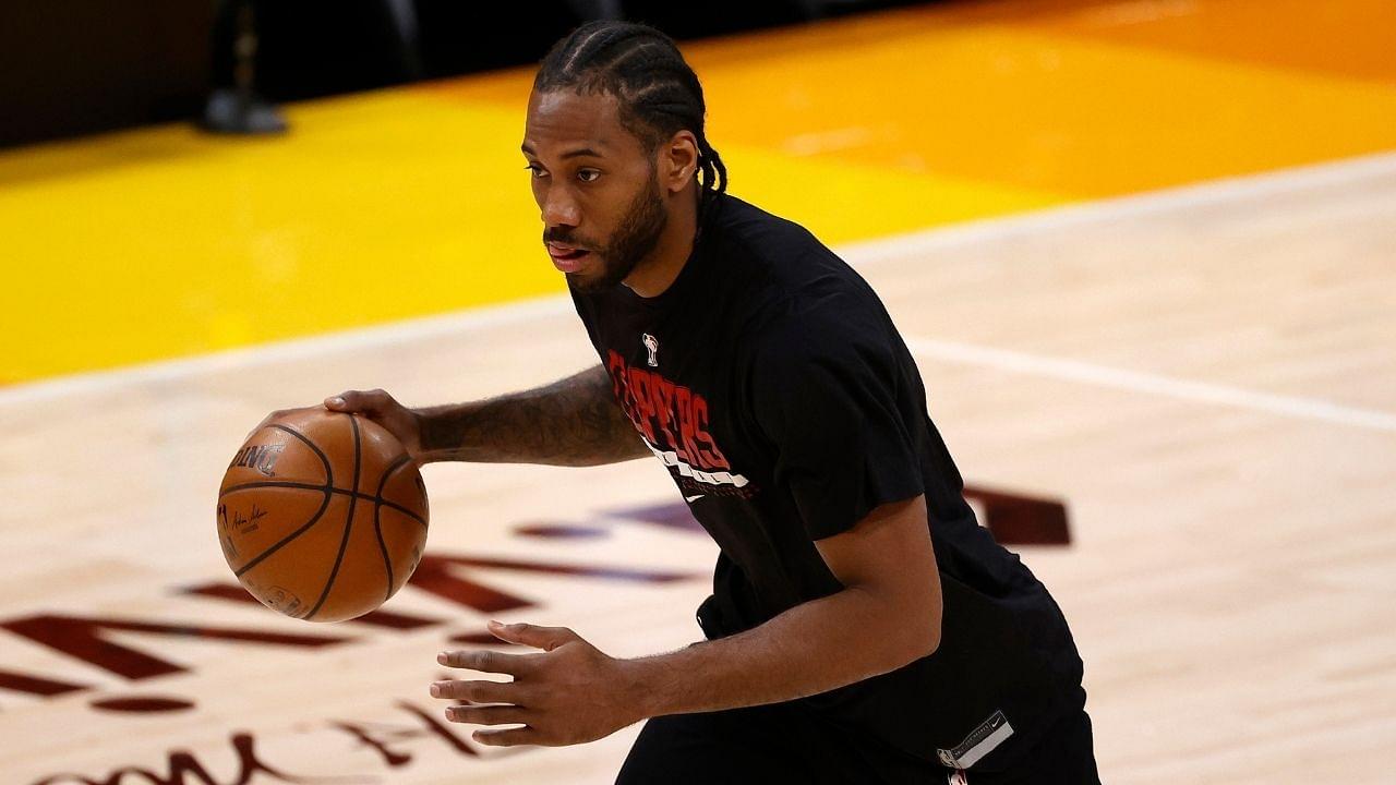 “With Kawhi Leonard returning, the league better watch out for the Clippers”: NBA Twitter erupts as The Klaw is reportedly “ahead of schedule” on his rehab with a possibility of a season return
