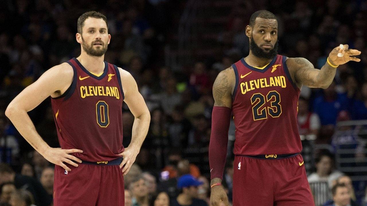 "I know he wants to have a Kobe-type exit where he scores 60": Kevin Love addresses LeBron James teaming up with son Bronny for one last ride in Cleveland