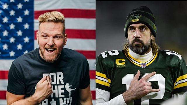 Pat McAfee Aaron Rodgers