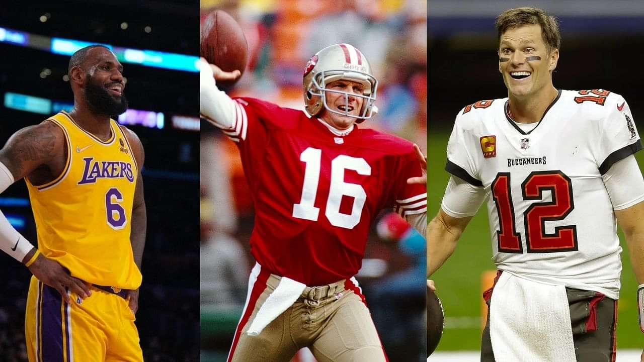 If you go back in Tom Brady and LeBron James' careers, they have similar  situations: Joe Montana compares NFL and NBA's biggest modern day stars in  his new docuseries Cool Under Pressure 