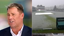 "Holy shit": Shane Warne reacts to drenched Hobart cricket stadium's images ahead of 5th Ashes Test