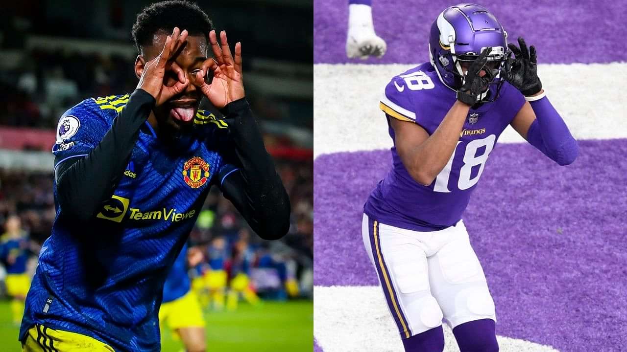 Justin Jefferson needs to see this!': Manchester United youngster Anthony  Elanga pulled out the 'Griddy' against Brentford and NFL fans are  scrambling to get the Vikings star's attention - The SportsRush