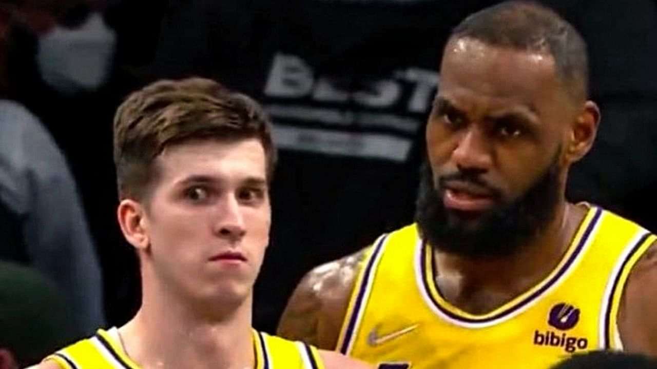"I literally just couldn't understand LeBron James, man!": Lakers' Austin Reaves reveals the hilarious context behind the memeable moment he shared with the King