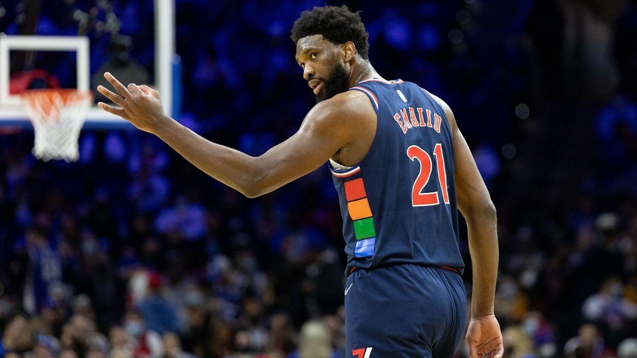 “Joel Embiid has entered the records book again?! Man has been unstoppable”: NBA Twitter blows up as the Sixers MVP joins Chamberlain and Iverson as the 3rd players to record 6-straight 30-point games