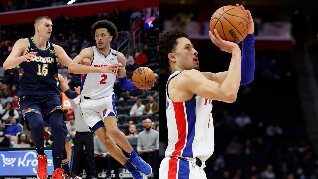"Cade Cunningham puts Nikola Jokic on skates with a career-high performance against the Nuggets": The Pistons rookie joins the ranks of Michael Jordan with his latest performance
