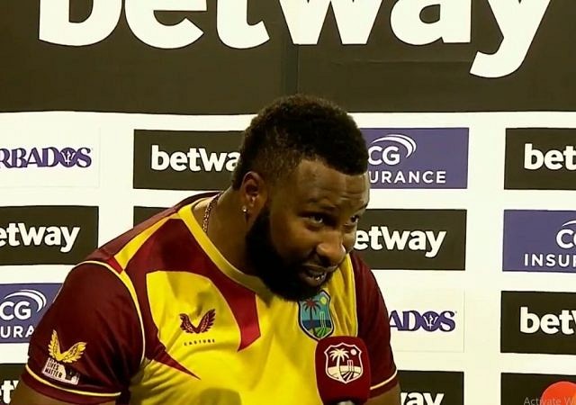 "Always keep a smile when they want me to frown": Kieron Pollard silences critics by singing Sizzla's 'Solid As a Rock' during presentation ceremony
