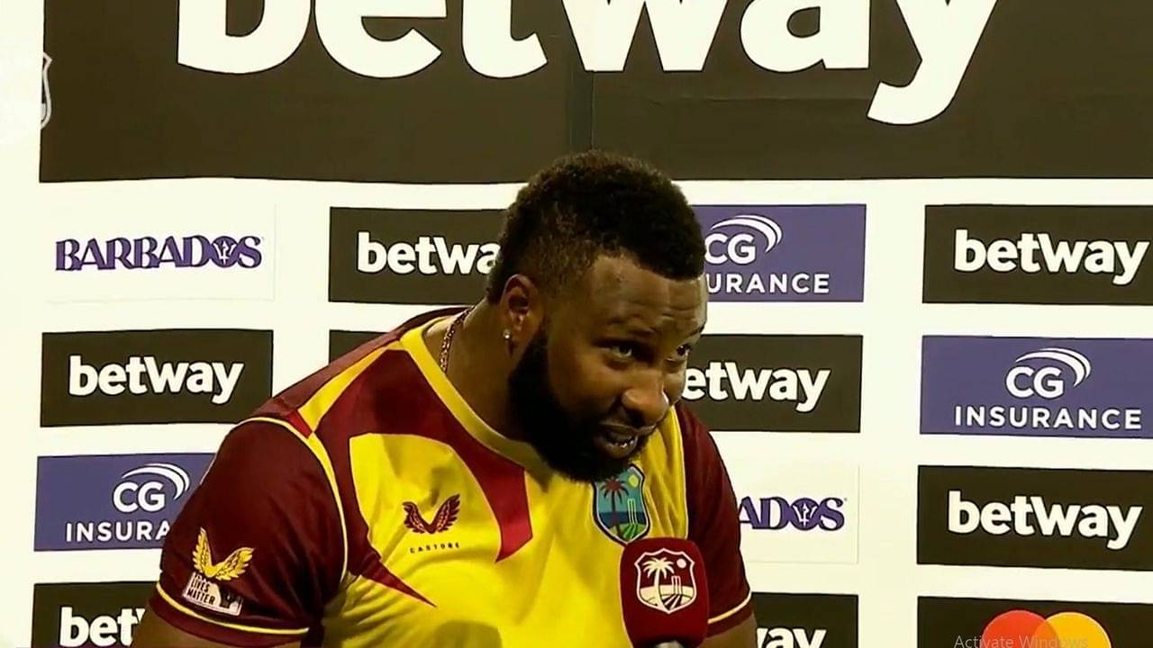 "Always keep a smile when they want me to frown": Kieron Pollard silences critics by singing Sizzla's 'Solid As a Rock' during presentation ceremony