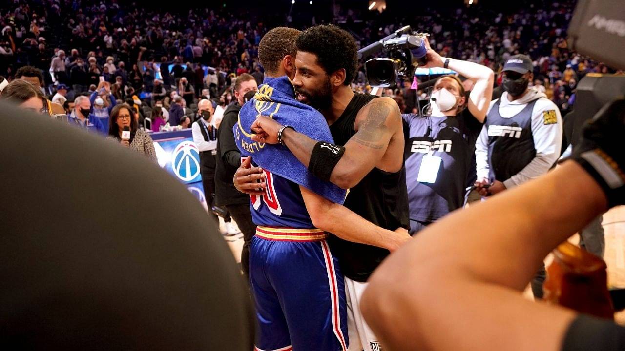 "Me and Stephen Curry are able to do things out there that give the normal person walking down the streets hope that basketball can be for them as well": Kyrie Irving gives an insight into his bond with the Warriors MVP