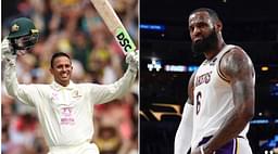 Usman Khawaja scored a brilliant ton in Ashes 2021-22 Sydney test, and he also did a popular LeBron James celebration after it.