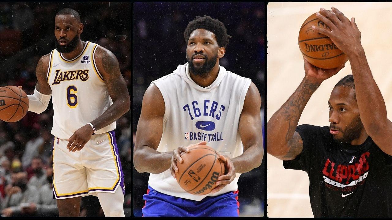 "Joel Embiid wants to team-up with LeBron James and Kawhi Leonard!": NBA Twitter hilariously 'confirms' 76ers star could be part of a big-three come next season