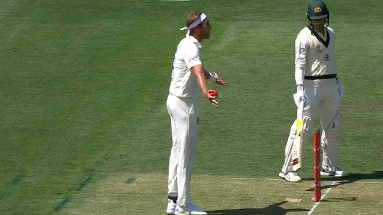 "Stop moving the robot": Stuart Broad screams as Fox Cricket rover disrupts his bowling run-up in Hobart 5th Ashes Test