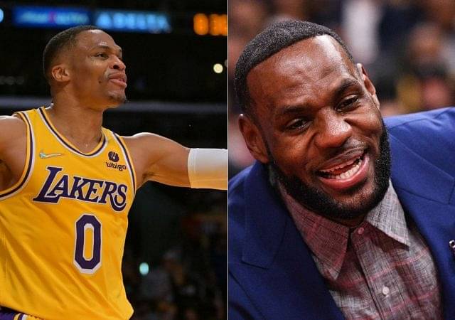 “Russell Westbrook just slapped the hell out of LeBron James’ forehead!”: NBA Twitter goes ballistic over Brodie’s clutch and-1 in Lakers win over Utah Jazz
