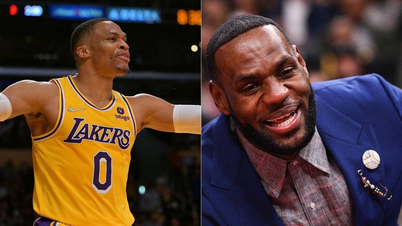 “Russell Westbrook just slapped the hell out of LeBron James’ forehead!”: NBA Twitter goes ballistic over Brodie’s clutch and-1 in Lakers win over Utah Jazz