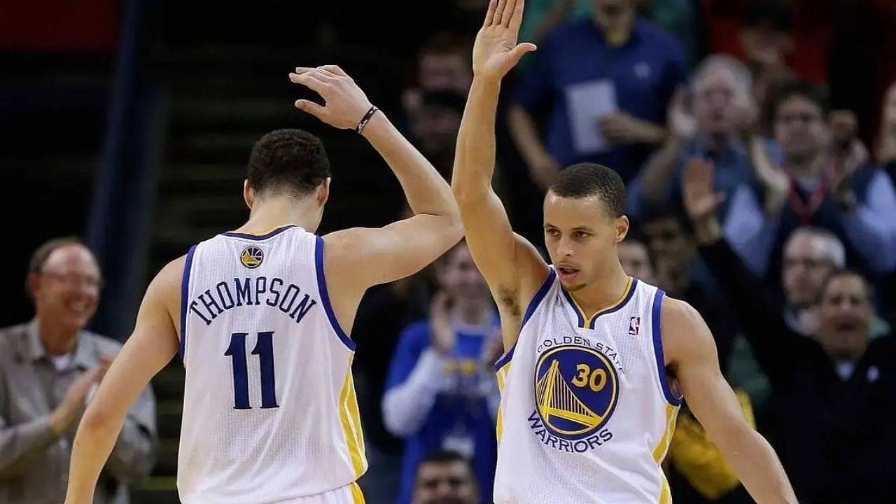 "When I get on the floor, and I see #11 suited up with me, I feel good about our success and our chances to win!": When Stephen Curry showered Klay Thompson with praise during his 2014-15 MVP speech
