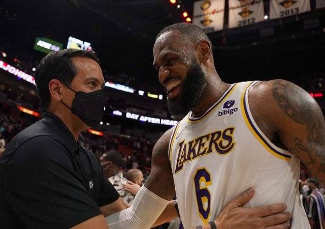 "A pass first guy leading the league in scoring? That's pretty amazing!" LeBron James's former coach Erik Spoelstra gives credit to the Lakers superstar despite loss to the Heat