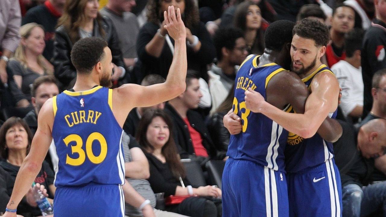 "F**K EVERYBODY who say I can't or he can't or Klay can't... We can't do it without each other!": Warriors' Draymond Green talks about the success he shares with Stephen Curry and Klay Thompson