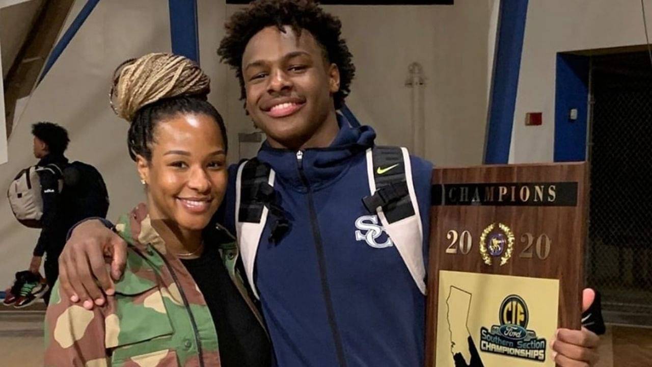 "Bronny James is so handsome!!": Savannah James reacts to LeBron James' eldest son making the NBPA Top 100 camp, takes it to her Instagram stories